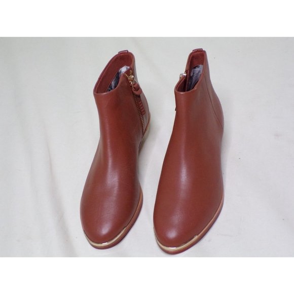 TED BAKER Dakota Ankle Bootie Boot Brown 6.5 NEW $235 - Picture 7 of 13